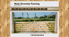 Desktop Screenshot of marksowerbyfencing.co.uk